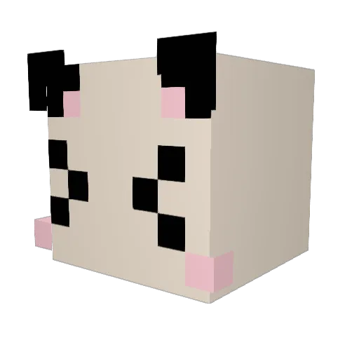 YourOwnKitty Minecraft avatar head, 3D render