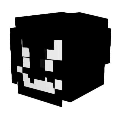 YourQueers Minecraft avatar head, 3D render