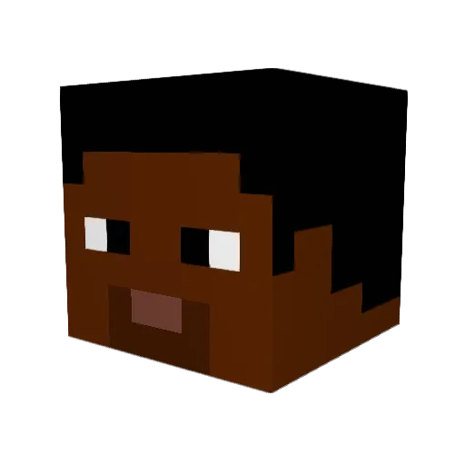 YourServerIsBad Minecraft avatar head, 3D render