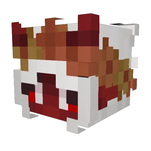 YourSuperstar Minecraft avatar head, 3D render
