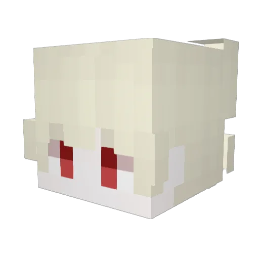 YourXLovesMe Minecraft avatar head, 3D render