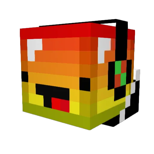 Your_Derpness Minecraft avatar head, 3D render