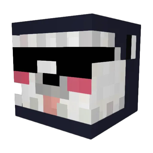 Your_Ez Minecraft avatar head, 3D render