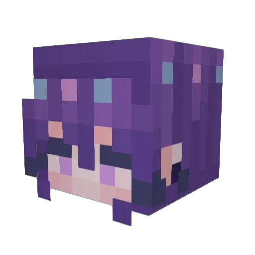 Your_Pal_Void Minecraft avatar head, 3D render