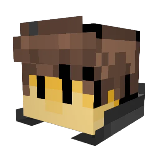 Your_Paramour Minecraft avatar head, 3D render