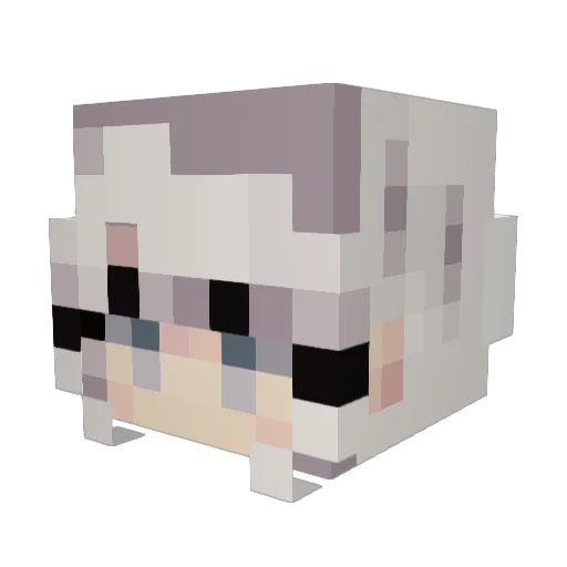 Yourdepresso Minecraft avatar head, 3D render