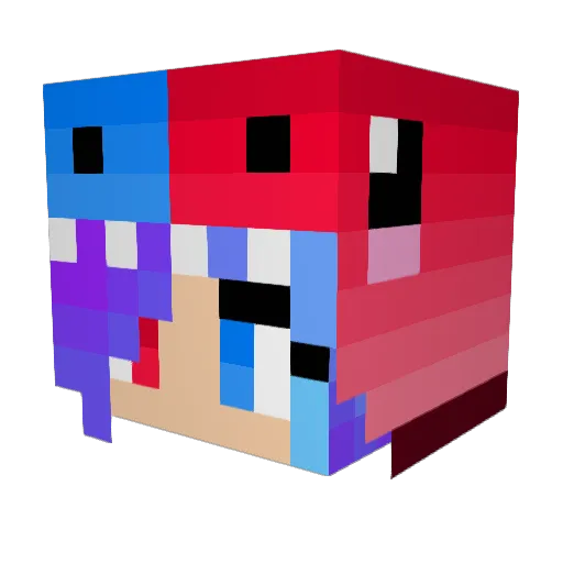 YoureAverageJoe Minecraft avatar head, 3D render