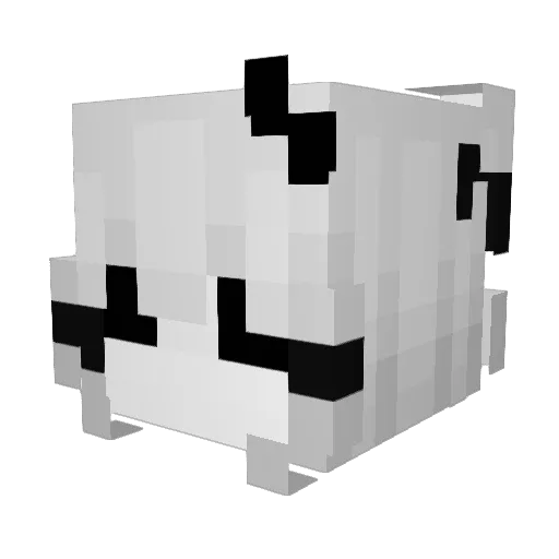 Youreeso Minecraft avatar head, 3D render