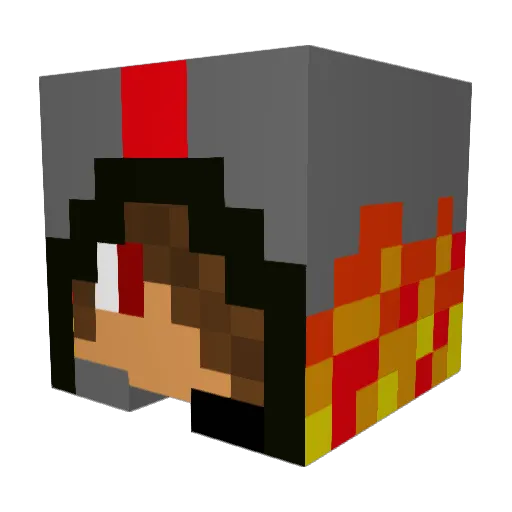 Youri_de_beste Minecraft avatar head, 3D render