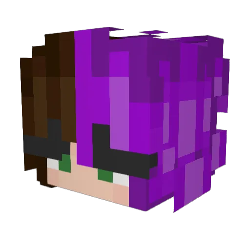 Yourtea_ Minecraft avatar head, 3D render