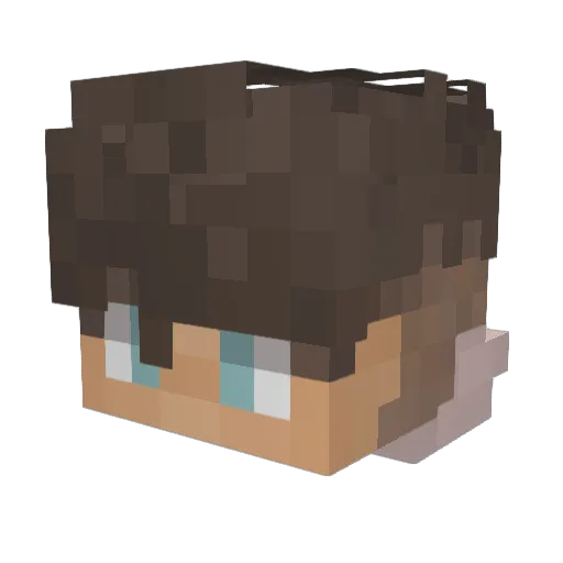 YousifeMC Minecraft avatar head, 3D render