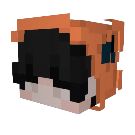 Youssef_Axt Minecraft avatar head, 3D render