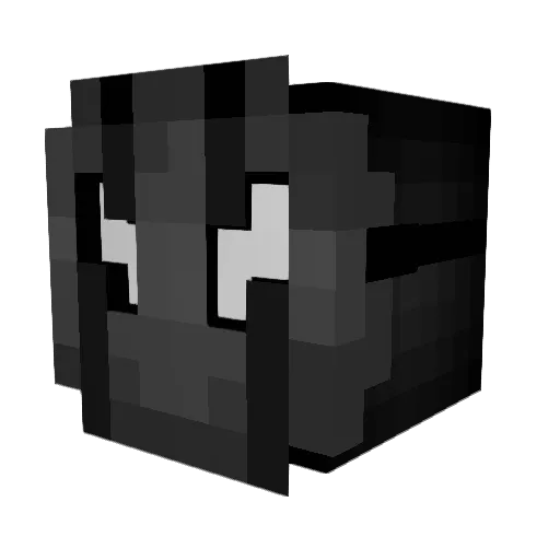 Youstou45 Minecraft avatar head, 3D render