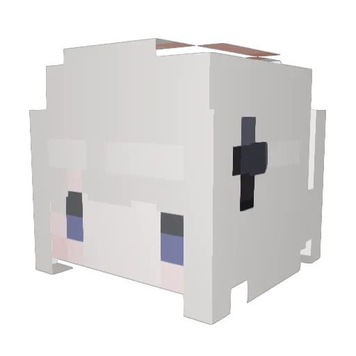 Youth_Money Minecraft avatar head, 3D render