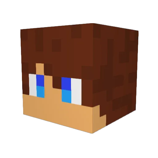 YoutubeGaming68 Minecraft avatar head, 3D render