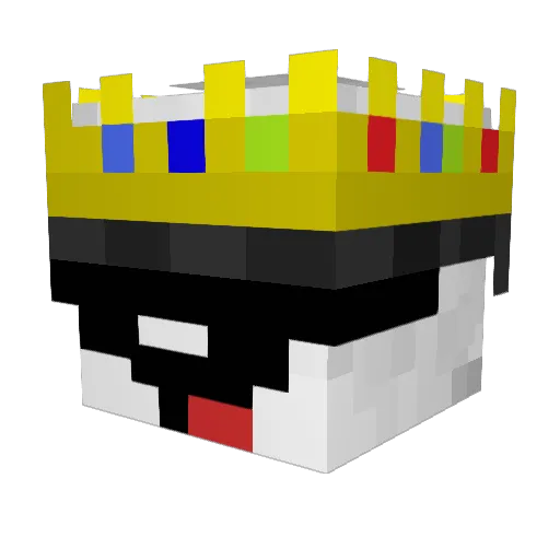 Youtube_Eivaxd Minecraft avatar head, 3D render