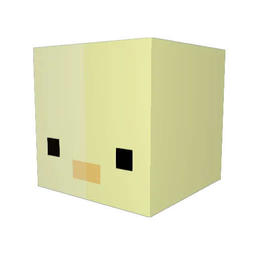 Youtubeman1 Minecraft avatar head, 3D render