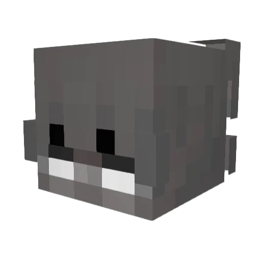 YoutuberTV Minecraft avatar head, 3D render