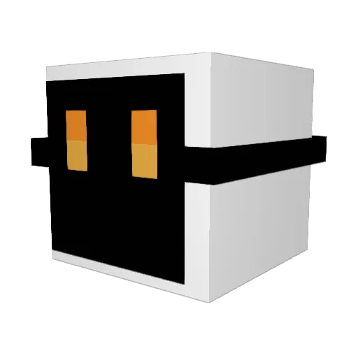 Yovi11 Minecraft avatar head, 3D render