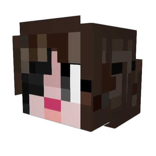 Yovng_47 Minecraft avatar head, 3D render