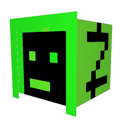 Yoxic_Iron Minecraft avatar head, 3D render