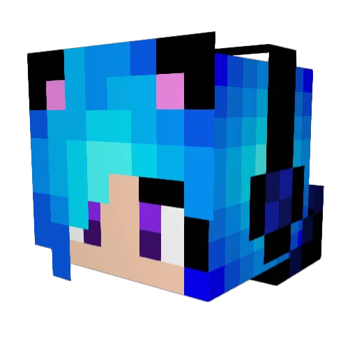 Yoy0404 Minecraft avatar head, 3D render