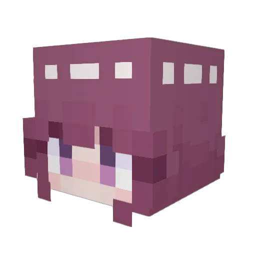 Yoyo2001y2 Minecraft avatar head, 3D render