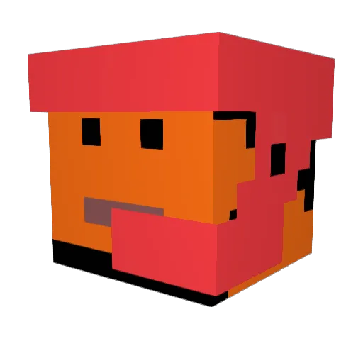 Yoyo2458 Minecraft avatar head, 3D render