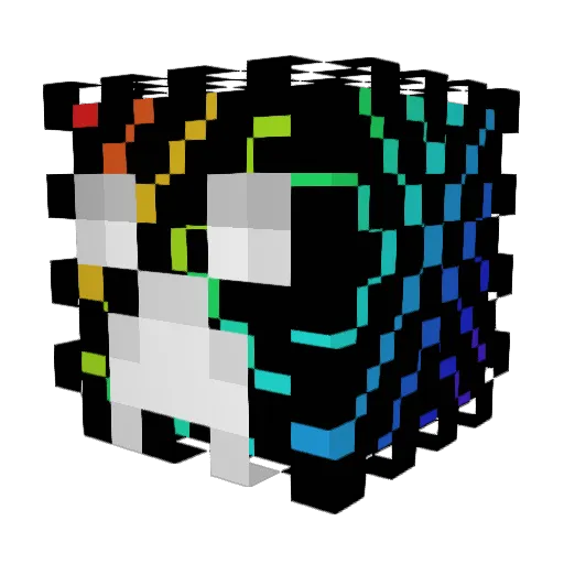 YoyoMcBoss Minecraft avatar head, 3D render