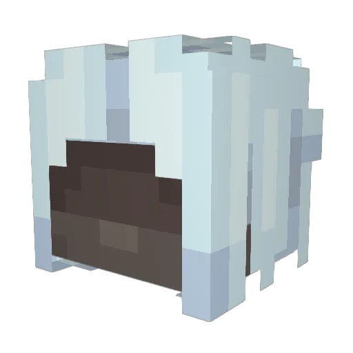Yoyomix Minecraft avatar head, 3D render