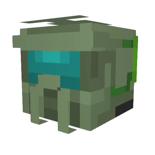 Yoyoyoyy Minecraft avatar head, 3D render