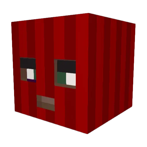 Yoytz Minecraft avatar head, 3D render
