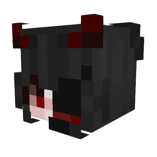 Yozi_owo Minecraft avatar head, 3D render