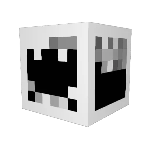 Ypotha Minecraft avatar head, 3D render