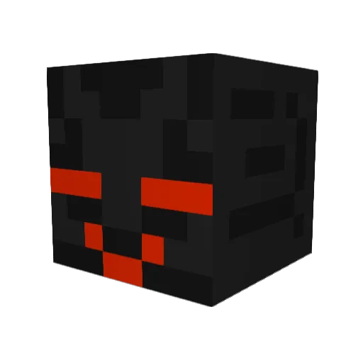 YqM1 Minecraft avatar head, 3D render