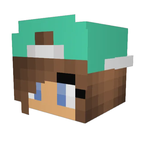 YrMomGay Minecraft avatar head, 3D render