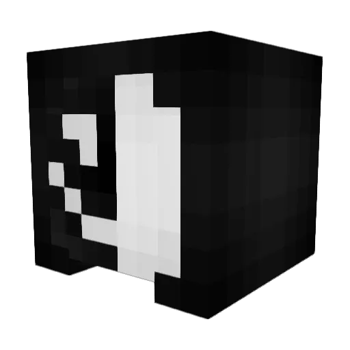 Yrisell Minecraft avatar head, 3D render