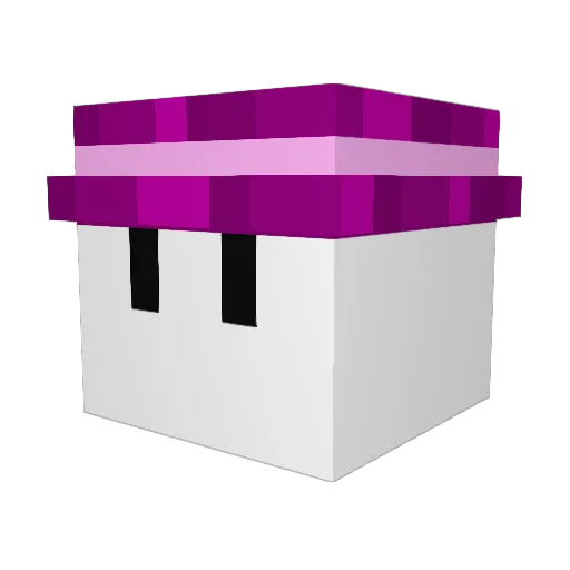 Yrix_2 Minecraft avatar head, 3D render
