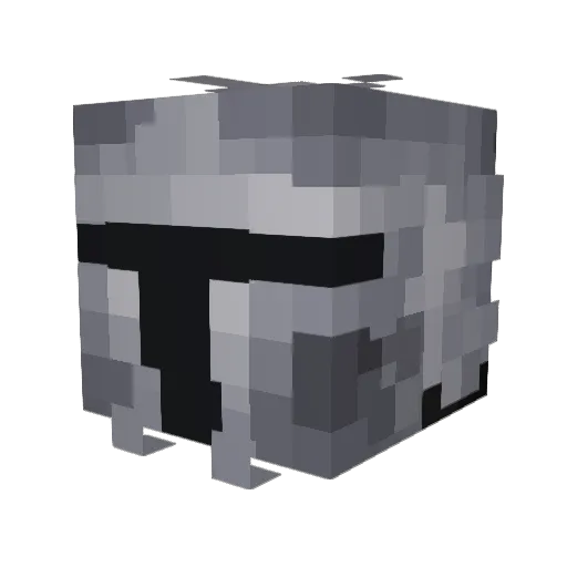 Yrthraz Minecraft avatar head, 3D render