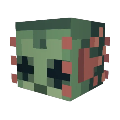 Minecraft-Avatar von Yrugey: Kopf als 3D-Render