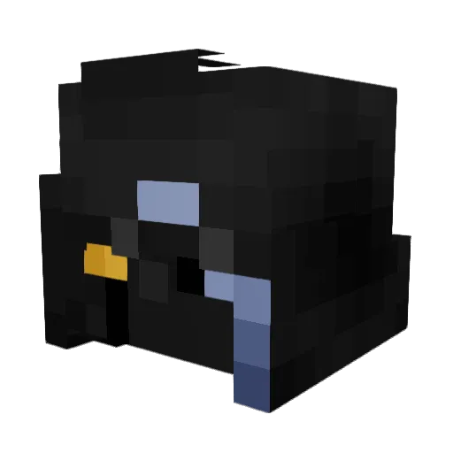 Yrukmog Minecraft avatar head, 3D render
