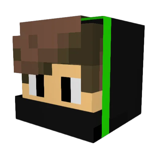 Ysfkml31 Minecraft avatar head, 3D render