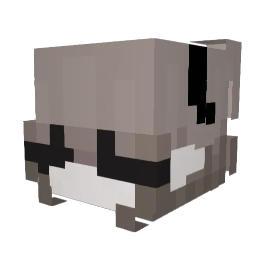 Yskzz Minecraft avatar head, 3D render