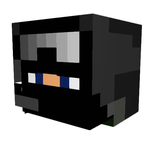 Ystad01 Minecraft avatar head, 3D render