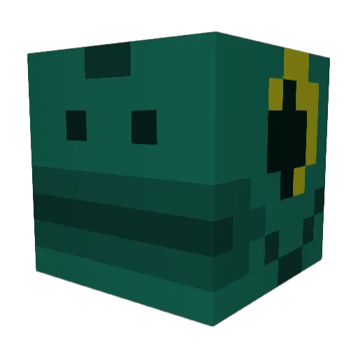 Ystrion Minecraft avatar head, 3D render