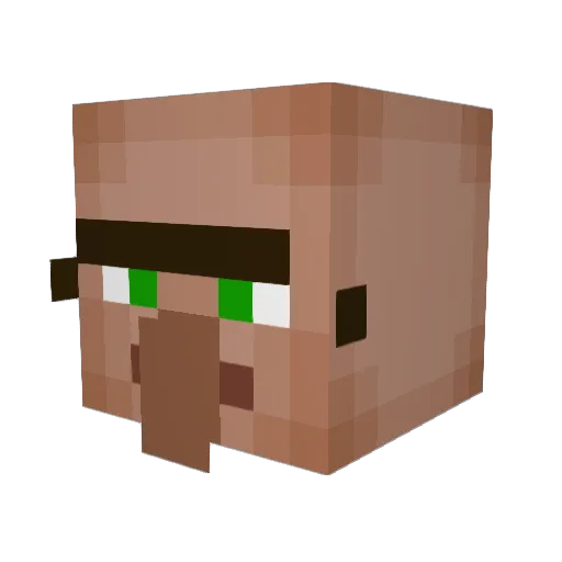 Ysusss Minecraft avatar head, 3D render