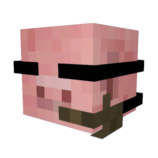 Ytfarkas Minecraft avatar head, 3D render