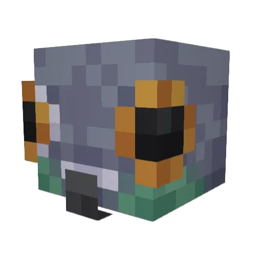 YtkaLord Minecraft avatar head, 3D render