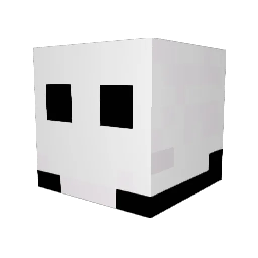 Ytlin Minecraft avatar head, 3D render