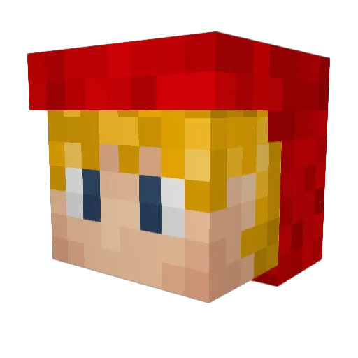 YtterX Minecraft avatar head, 3D render